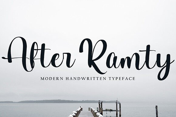 After Ramty: A Script Font That Makes Your Campaigns Instantly Recognizable