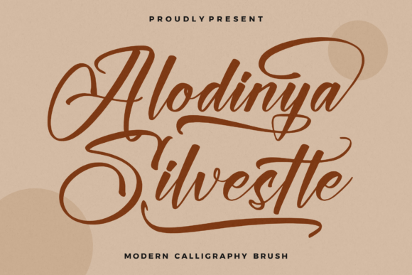 Alodinya Silvestte: A Modern Calligraphy Typeface for Thoughtful Design