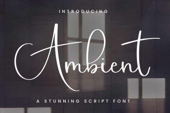 Ambient: A Luxury Handwritten Font for Makers