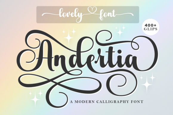 Andertia: A Handwritten Font That Makes Celebrations Feel Real