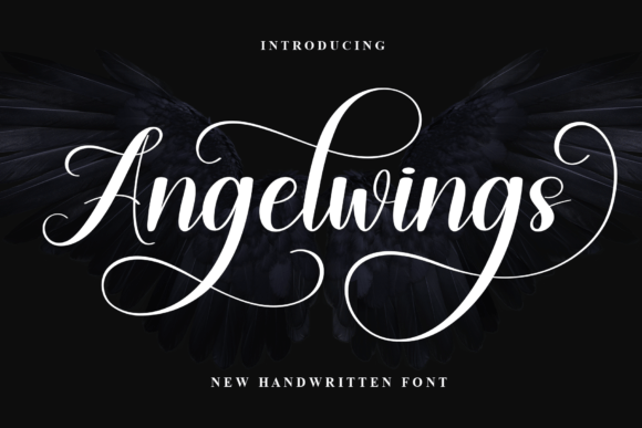Angelwings: A Friendly Handwritten Font for Editorial Warmth