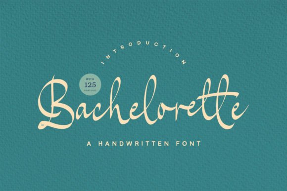 Bachelorette: A Handwritten Font That Feels Human, Not Handed-Down