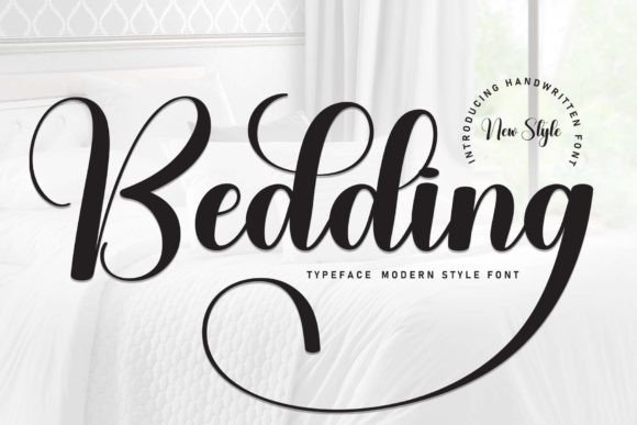 Bedding: A Handwritten Font That Feels Like Home