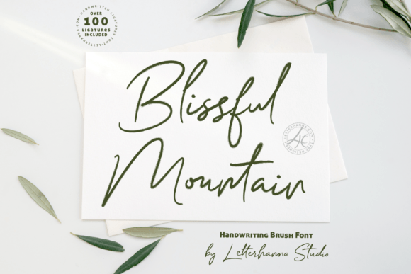 Blissful Mountain: A Script Font That Elevates Brand Voice