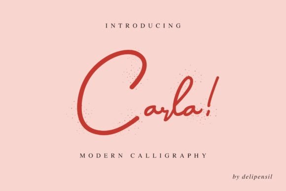 Carla: A Handwritten Font That Breathes Life Into Editorial Moments