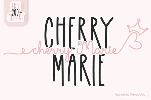 Cherry Marie: A Dual-Style Font That Cuts Through the Feed