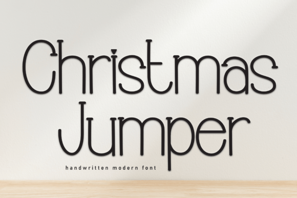 Christmas Jumper: A Friendly Handwritten Display Font for Warm, Human Branding