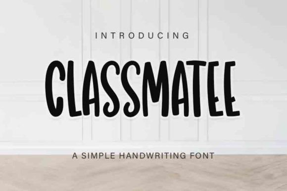 Classmatee: A Handwritten Font That Feels Like a Campaign Secret Weapon
