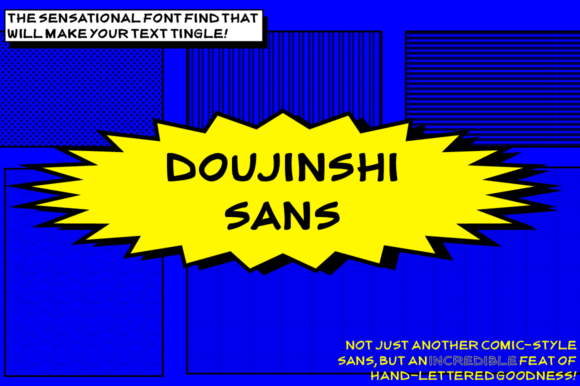 Doujinshi Sans - Italic: The Handwritten Font That Cuts Through the Feed