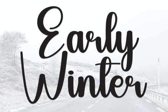 Early Winter: A Sweet, Friendly Handwritten Font for Real Branding