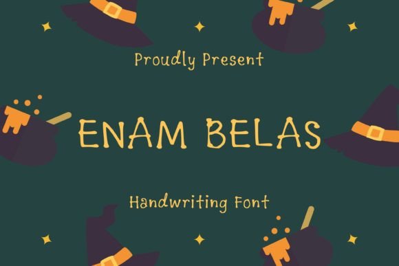 Enam Belas Font: A Cute, Consistent Branding Choice