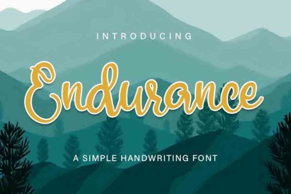 Endurance: A Handwritten Font That Feels Like Home