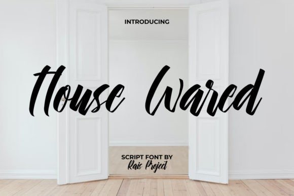 House Wared: A Bold Script Font for Digital Branding