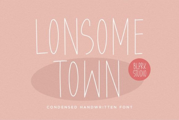 Lonesome Town: A Handwritten Font That Builds Brand Trust