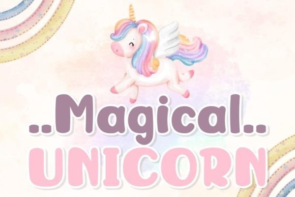 Magical Unicorn Font: A Playful Script for Editorial Charm