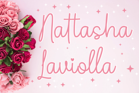 Nattasha Laviolla: An Elegant Script Font for Scroll-Stopping Brand Content