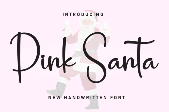 Pink Santa: A Joyful Display Font for Modern Web Design