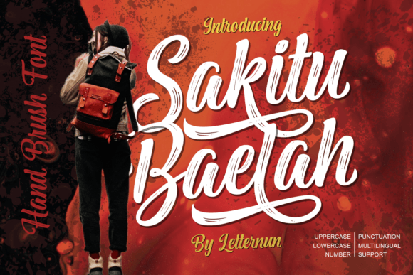 Sakitu Baelah: A Brush-Script Font That Feels Human