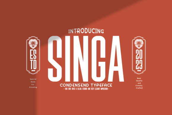 Singa: A Modern Sans Serif Font for Campaign Clarity