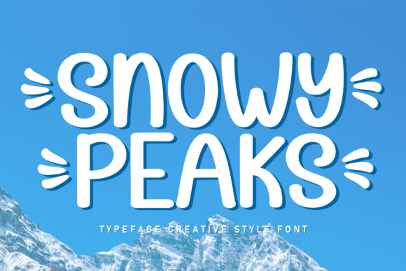Snowy Peaks: A Friendly Handwritten Font That Makes Campaigns Feel Human