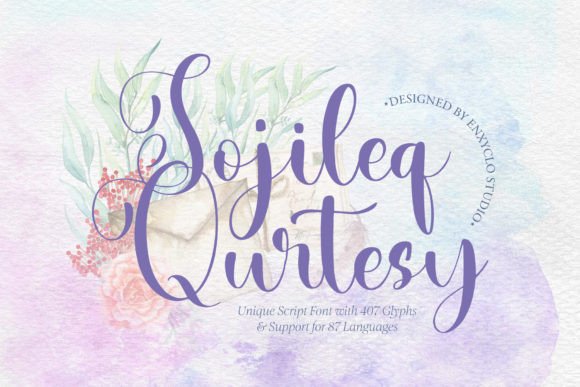 Sojileq Qurtesy: A Warm, Expressive Script Font for Thoughtful Branding