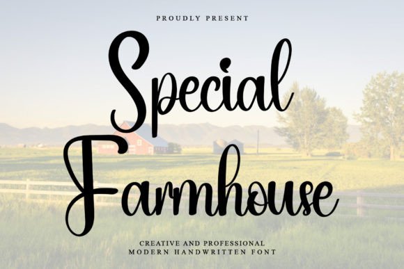 Special Farmhouse Font: Your Go-To Handwritten Script for Craft & Commerce