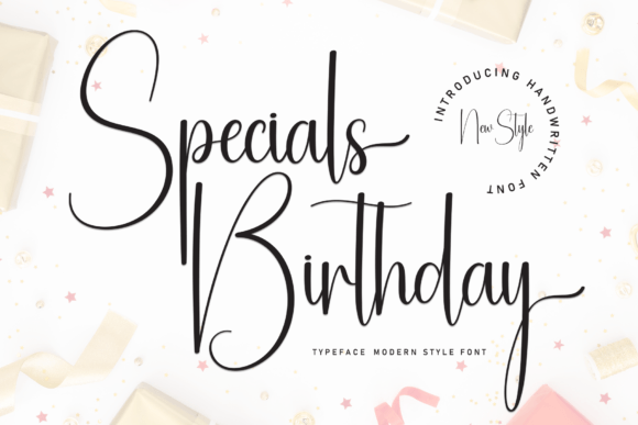 Specials Birthday: A Handwritten Font That Feels Like a Thoughtful Pause