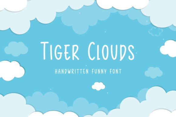Tiger Clouds: A Playful Handwritten Font for Real Branding
